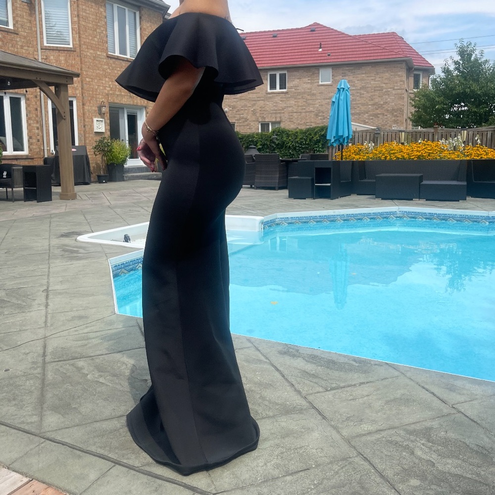 Long black dress from Mendocino